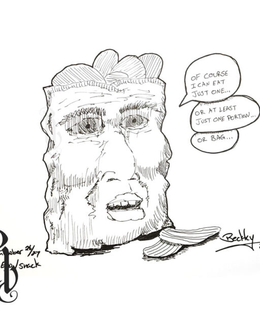 Ego Snacks Original Drawing (oegosna)