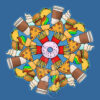 Junk Food Mandala Open Edition Print