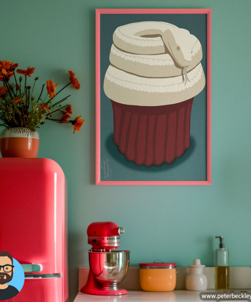 Alternative view of Cup Cake Snake Print