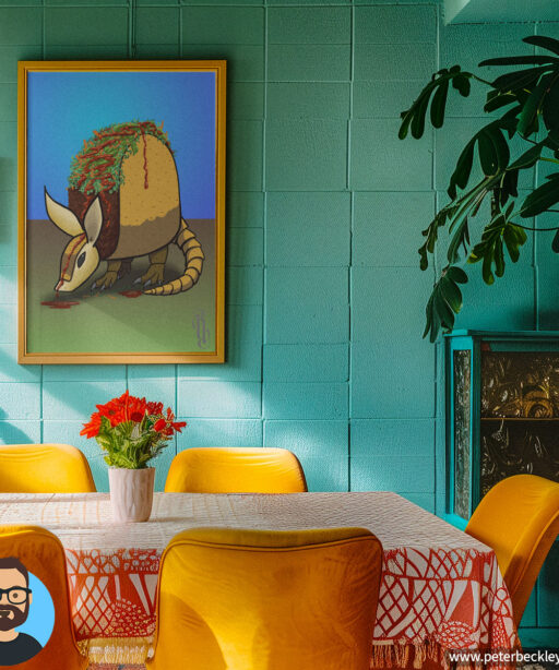 Alternative view of Tacodillo Print