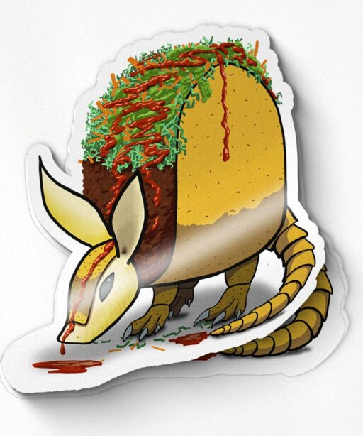 Tacodillo Vinyl Sticker