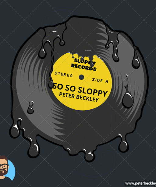 Alternative view of Sloppy Record Short-Sleeve T-Shirt