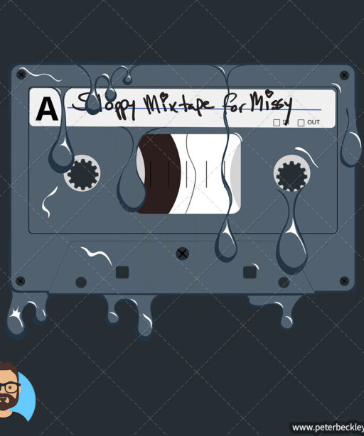 Alternative view of Sloppy Cassette T-Shirt