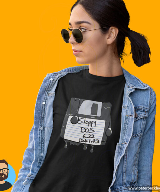 Sloppy Diskette Short-Sleeve T-Shirt