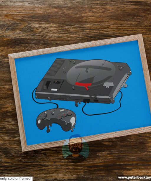 Sloppy Sega Genesis Art Print