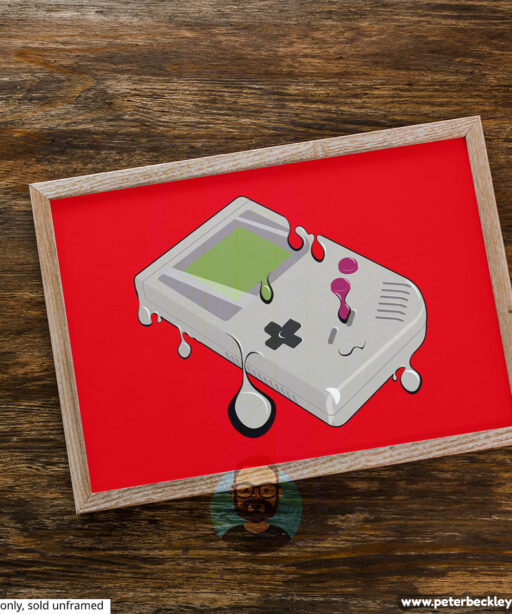 Sloppy Gameboy Retro Gaming Art