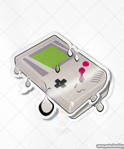 Sloppy Game Boy Vinyl Sticker