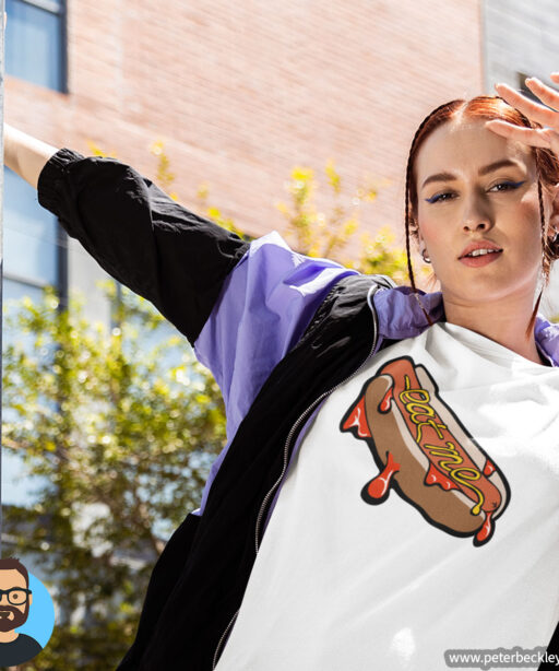 Eat Me Hot Dog Short-Sleeve T-Shirt