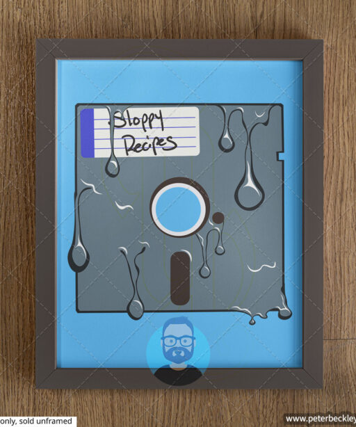 Sloppy Floppy Art Print