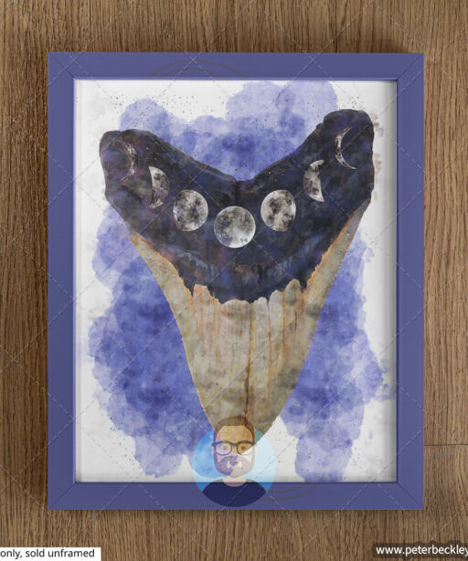 Sea Witch Meg Tooth Moons Watercolor Print