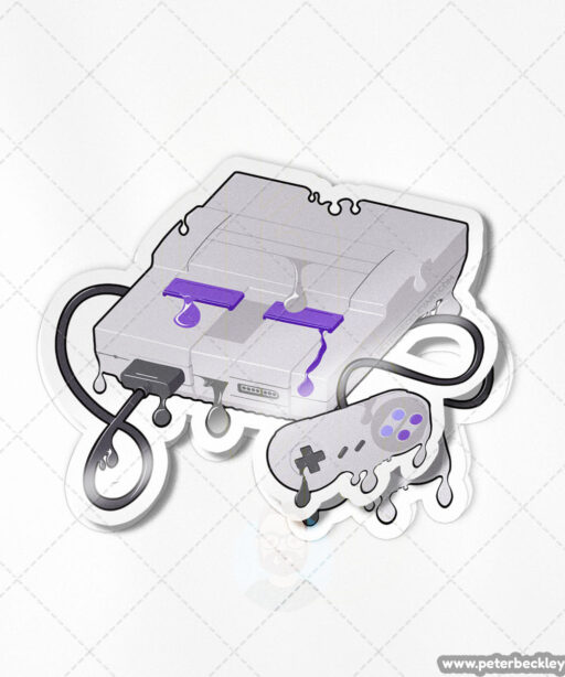 Sloppy SNES Sticker