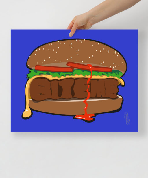 Bite Me Burger Print