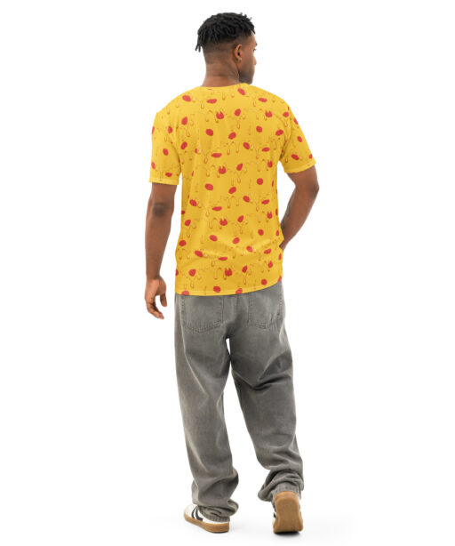 Alternative view of Men’s Cheesy Pizza Cotton T-shirt